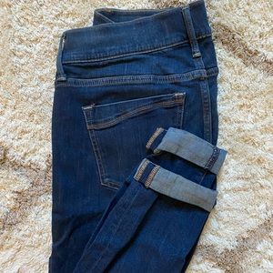 EXPRESS cropped ankle denim, skinny fit size 6
